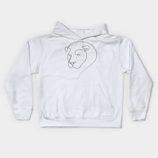 Linear Lion Kids Hoodie